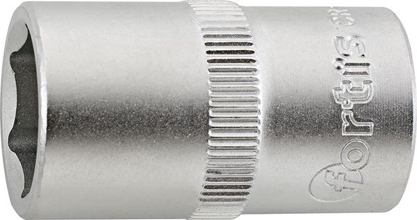 Steckschl.-Einsatz 1/2" 15mm 6kt. FORTIS