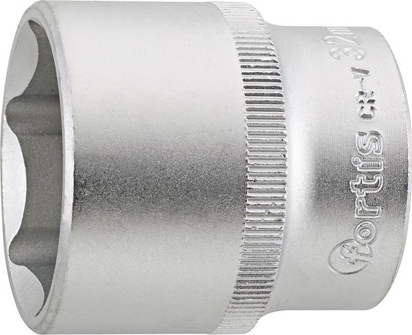 Steckschl.-Einsatz 1/2" 32mm 6kt. FORTIS