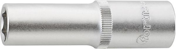 Steckschl.-Einsatz 1/2" 13mm 6kt. lang FORTIS