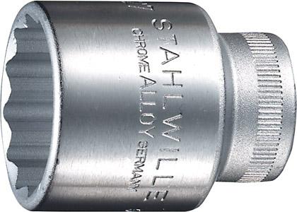 Steckschlüsseleinsatz 12-kant 1/2" 30mm Stahlwille