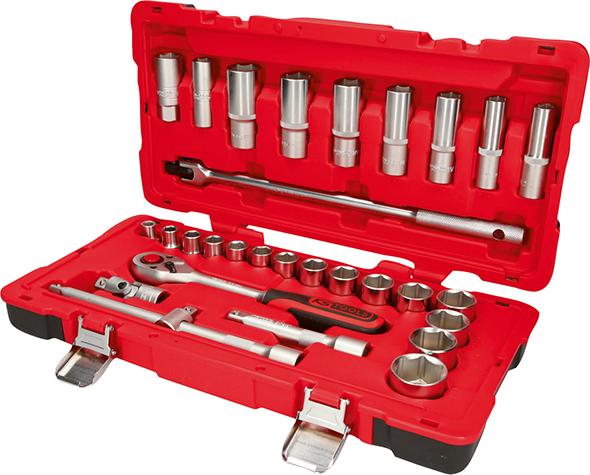 lag189026.jpg Steckschlüssel-Satz 1/2" 30-teilig KS Tools