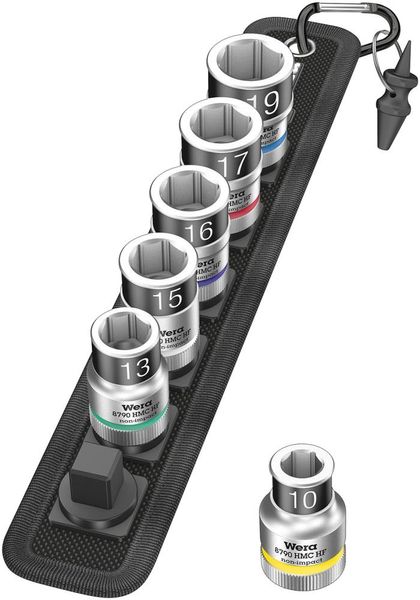 pre124900.jpg Steckschlüsseleinsatz- Satz 1/2" mit Haltefunktion 6-teilig Wera