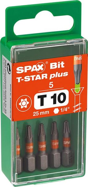 SPAX Bits T -STAR+ T40 1 Blist.a5Bits,25mm