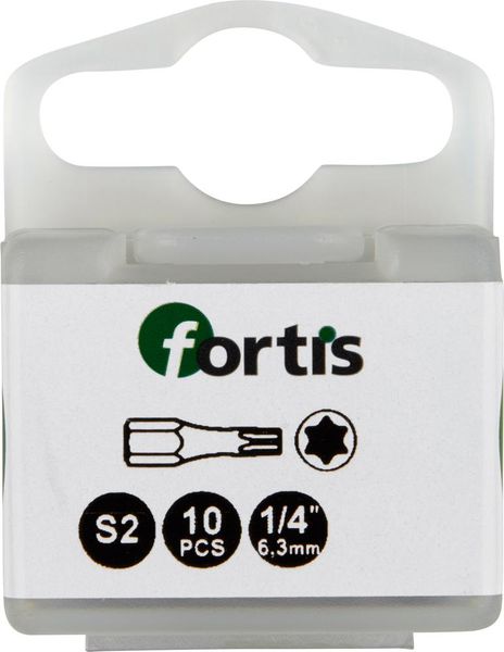 lag181332.jpg Bit Torsion 1/4" DIN3126 C6,3 T25x25mm 10er Pack FORTIS