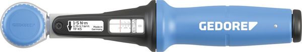 qwz119640.jpg Drehmomentschlüssel TORCOFIX TF-K 1-5 Nm 1/4" Gedore