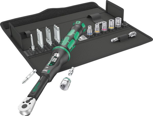 eum109680.jpg Drehmomentschlüssel-Satz Click-Torque 18-teilig 2,5-25Nm 1/4" Wera
