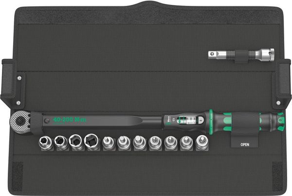 qwz117726.jpg Drehmomentschlüssel-Satz Click-Torque 13-teilig 40-200Nm 1/2" Wera