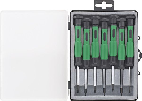 qwz119040.jpg Elektronik- Schraubendreher-Satz 7-teilig T FORTIS
