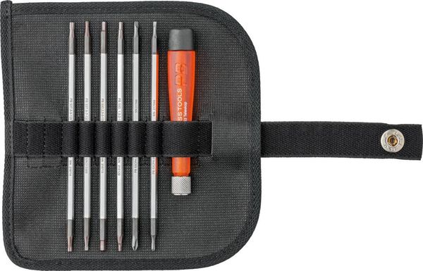 pre129052.jpg Elektronik- Wechselklingen-Satz 7-teilig in Rolltasche PB Swiss Tools
