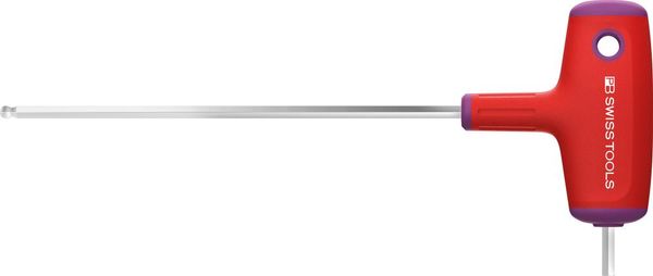 pre128993.jpg T-Griff-Schraubendreher mit Seitenabtrieb 8x150mm Kugelkopf PB Swiss Tools