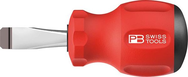 pre129095.jpg Schraubendreher Stubby Schlitz 6,5x1 x 30mm SwissGrip PB Swiss Tools