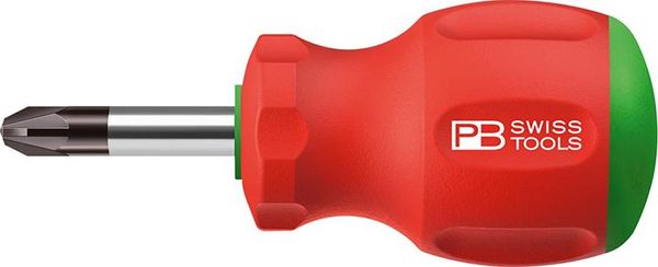 lag195210.jpg Schraubendreher Stubby PZ1x 30mm SwissGrip PB Swiss Tools