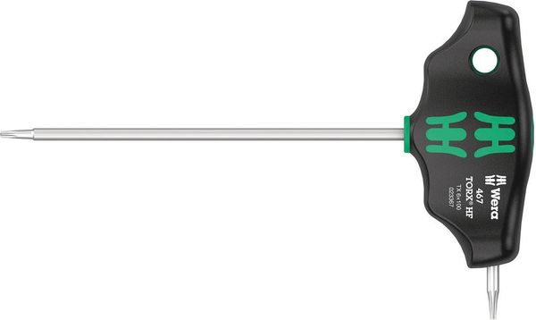 pre129857.jpg T-Griff-Schraubendreher T10x100mm Haltefunktion und Seitenabtrieb Wera