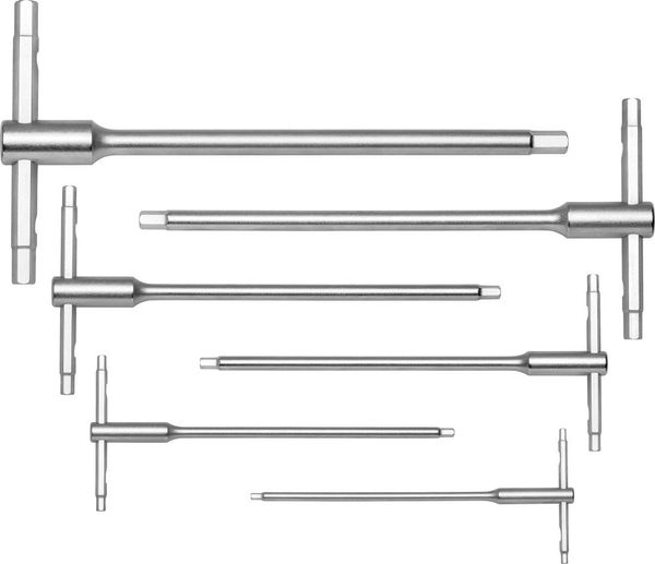 pre129003.jpg T-Griff-Schraubendreher- Satz mit Gleitgriff 5-teilig 2,5-6mm PB Swiss Tools