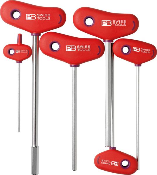 pre128976.jpg Quergriff-SchraubendreherSatz im Karton 6-teilig 3-10mm PB Swiss Tools