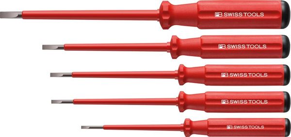 pre129109.jpg Schraubendreher-Satz VDE 5-teilig Schlitz im Karton Classic PB Swiss Tools