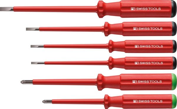 Schraubendreher-Satz VDE 6-teilig Schlitz/PZ im Karton Classic PB Swiss Tools