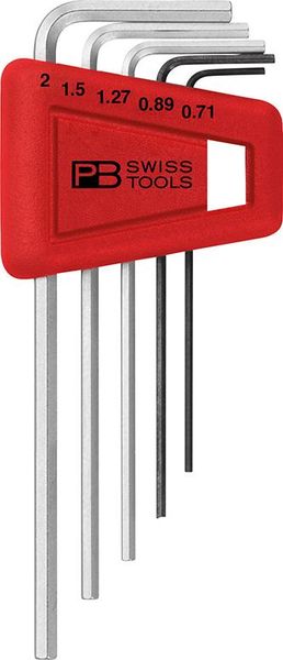 pre128928.jpg Winkelschraubendreher- Satz im Kunststoffhalter 5-teilig 0,71-2mm PB Swiss Tools