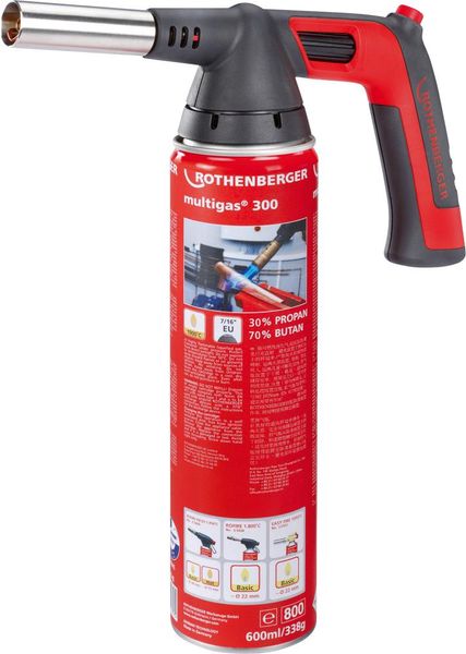 Lötlampe ROFIRE 4 PIEZO Multigas 300 Rothenberger