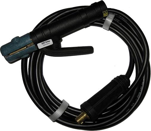 Schweißkabel-Set mit E-Halter 5 m 200 A (10-25 qmm) Gummi