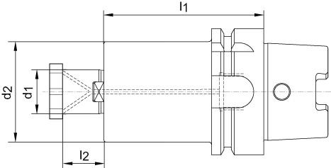 pre214979.jpg Aufsteckfräserdorn DIN69893A KKB HSK-A63 22x50mm HAIMER