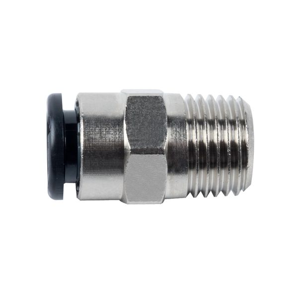 Push-in-Stecker Aircraft 1/4" AG x 8 mm, gerade, 16 bar