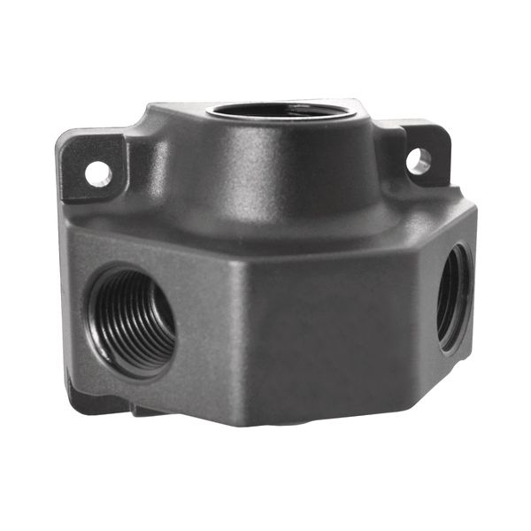 Luftverteilerdose Aircraft P 1/2" + 2 x 1/2"