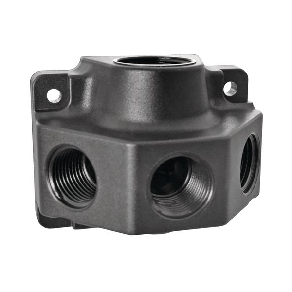 Luftverteilerdose Aircraft P 1/2" + 3 x 1/2"