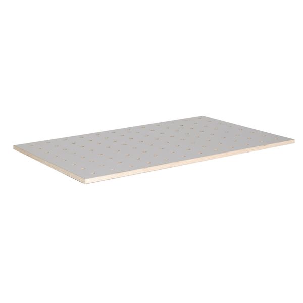 Tischoberteil Holzkraft 120x80 cm, HPL Lochrasterplatte Ø20 mm