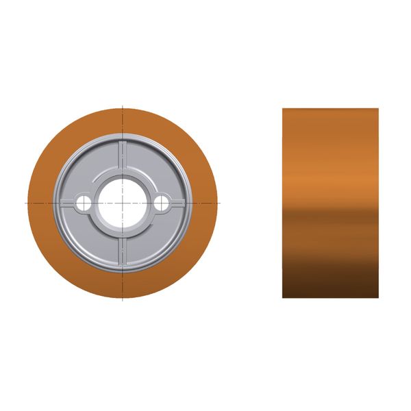 Vorschubrolle Holzkraft Ø 118 mm, Breite 50 mm für rauhe Oberflächen