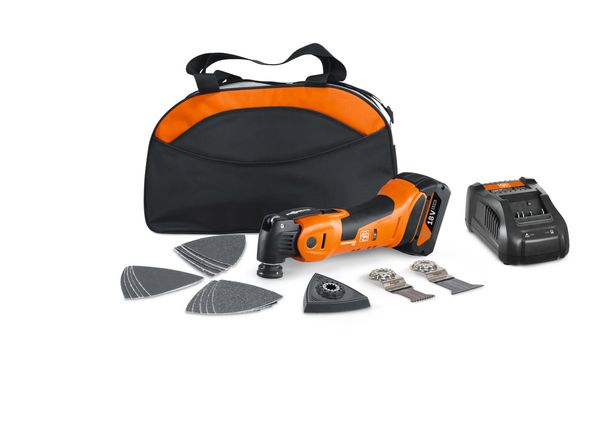 Oszillierer - Akku MULTIMASTER AMM 700 MAX 4 Ah in Nylon-Tasche