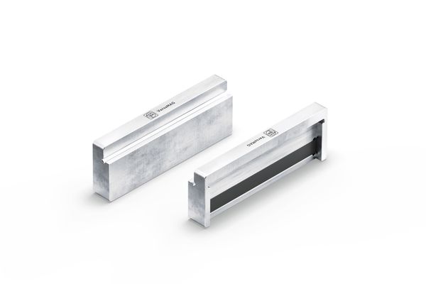 Schutzbackenpaar (B) Blank 110 mm Aluminium (VersaMAG)