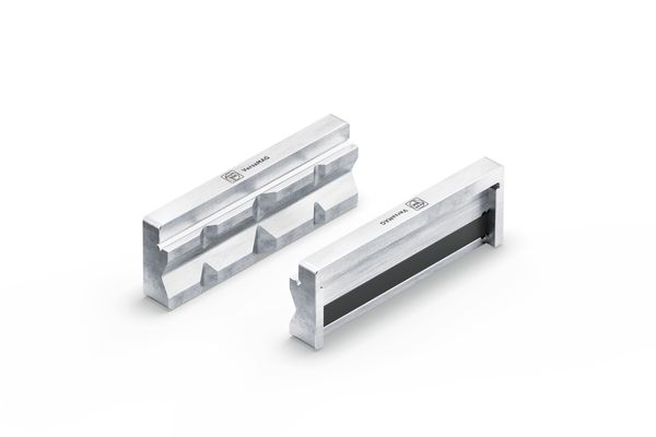 Schutzbackenpaar (P) Prisma 110 mm Aluminium (VersaMAG)