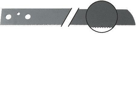 Sägeblatt, Länge 530 mm, Zahnabstand 2,1 mm, Dicke 1,5 mm