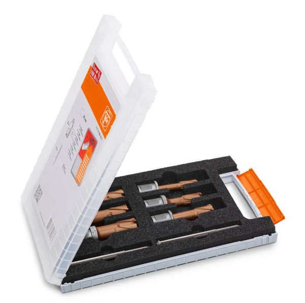 Zubehörset Best of Kernbohrer Hartmetall beschichtet 3/4 in Weldon