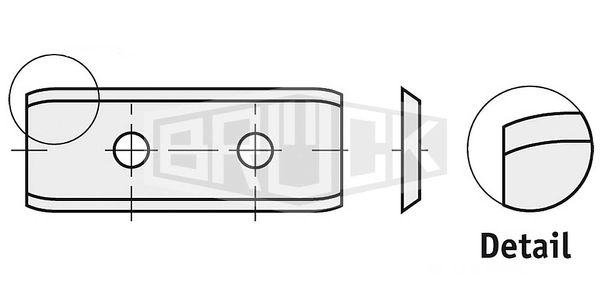 HW-WP 40x12x1,5 mm B20