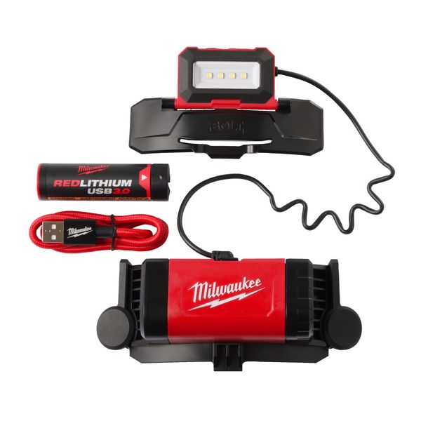 USB-Akku-Stirnlampe L4BOLTHL-301