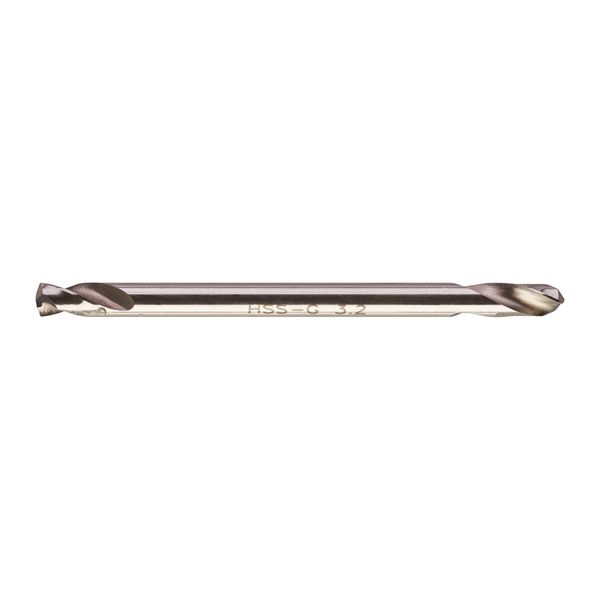 METALLBOHRER HSS-G DOPPEL 3.2X49MM (10)