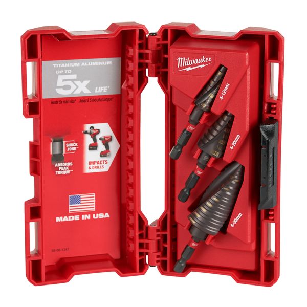 Stufenbohrer-Set SHOCKWAVE