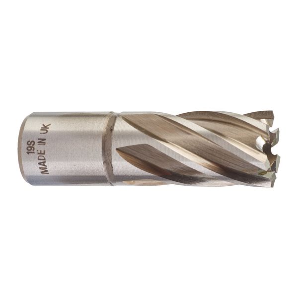 KERNLOCHBOHRER 19X30MM HSS KURZ