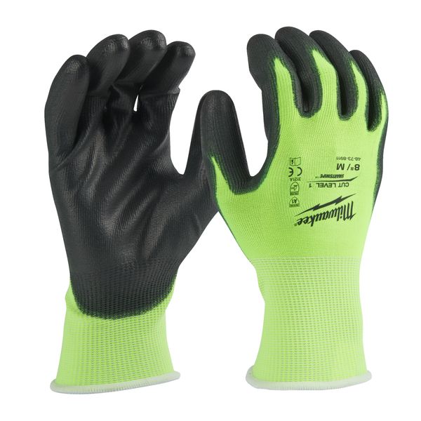 Schnittschutzhandschuhe HI-VIS