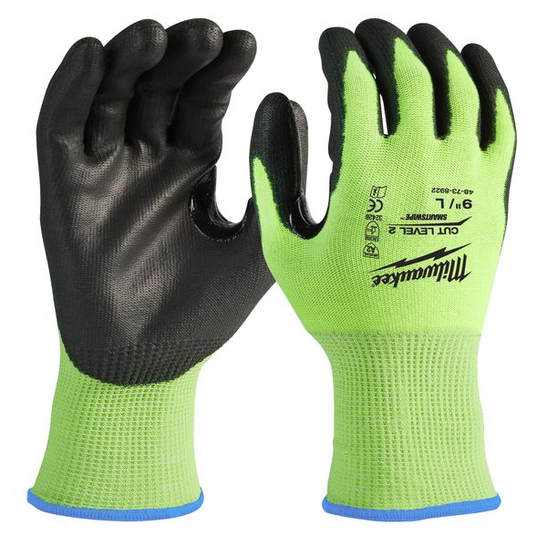 Schnittschutzhandschuhe HI-VIS