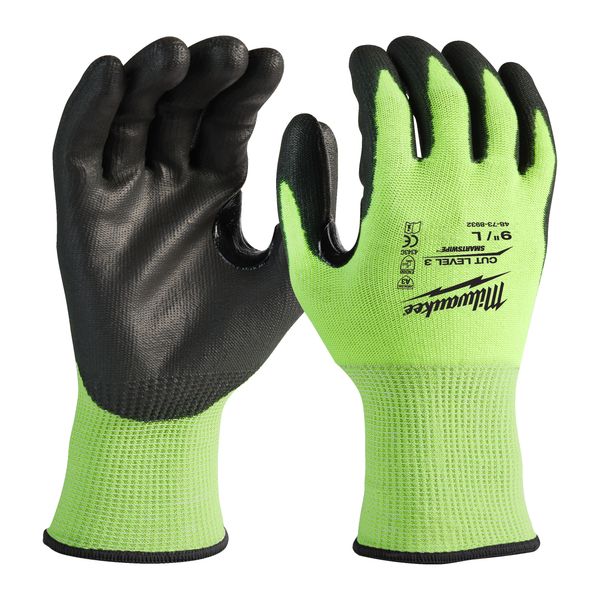 Schnittschutzhandschuhe HI-VIS