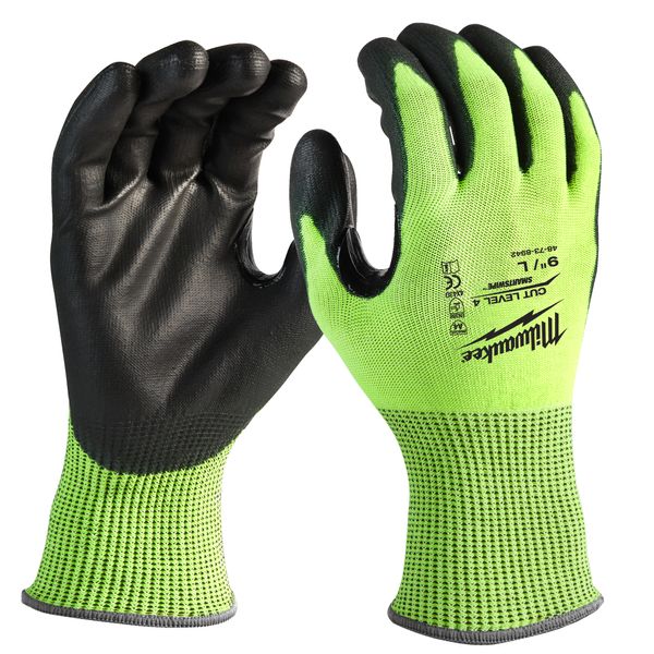 Schnittschutzhandschuhe HI-VIS