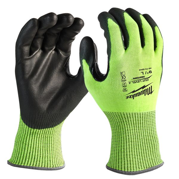 Schnittschutzhandschuhe HI-VIS
