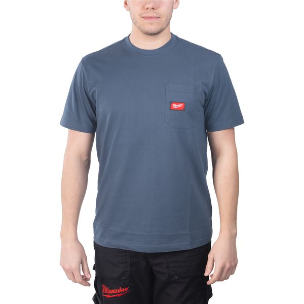 Arbeits-T-Shirt WTSSBLU-M