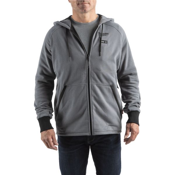 Akku-Heiz-Kapuzenpullover M12 HHGREY4