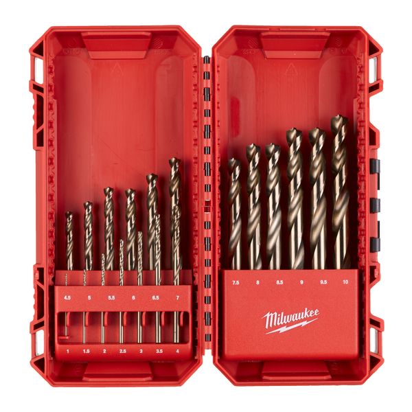 Metallbohrer-Set HSS-G RED COBALT