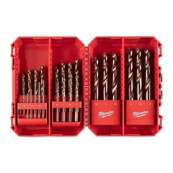 Metallbohrer-Set HSS-G RED COBALT