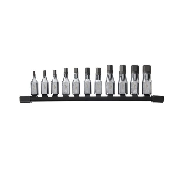 Innens. Bit-Steckeins metr 3/8" Set (11)